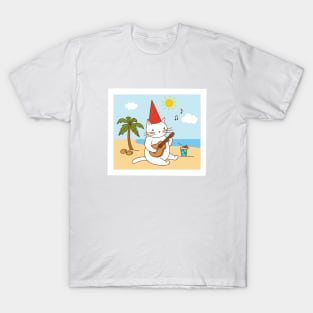 White Cat’s postcards: mеlody of happy memories T-Shirt